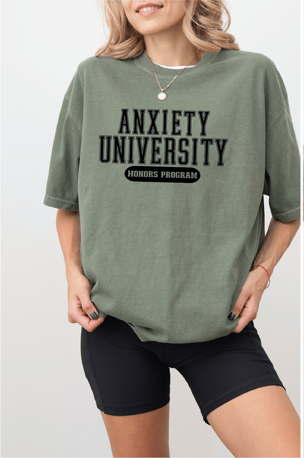 Anxiety University Unisex Screen Printed Tee