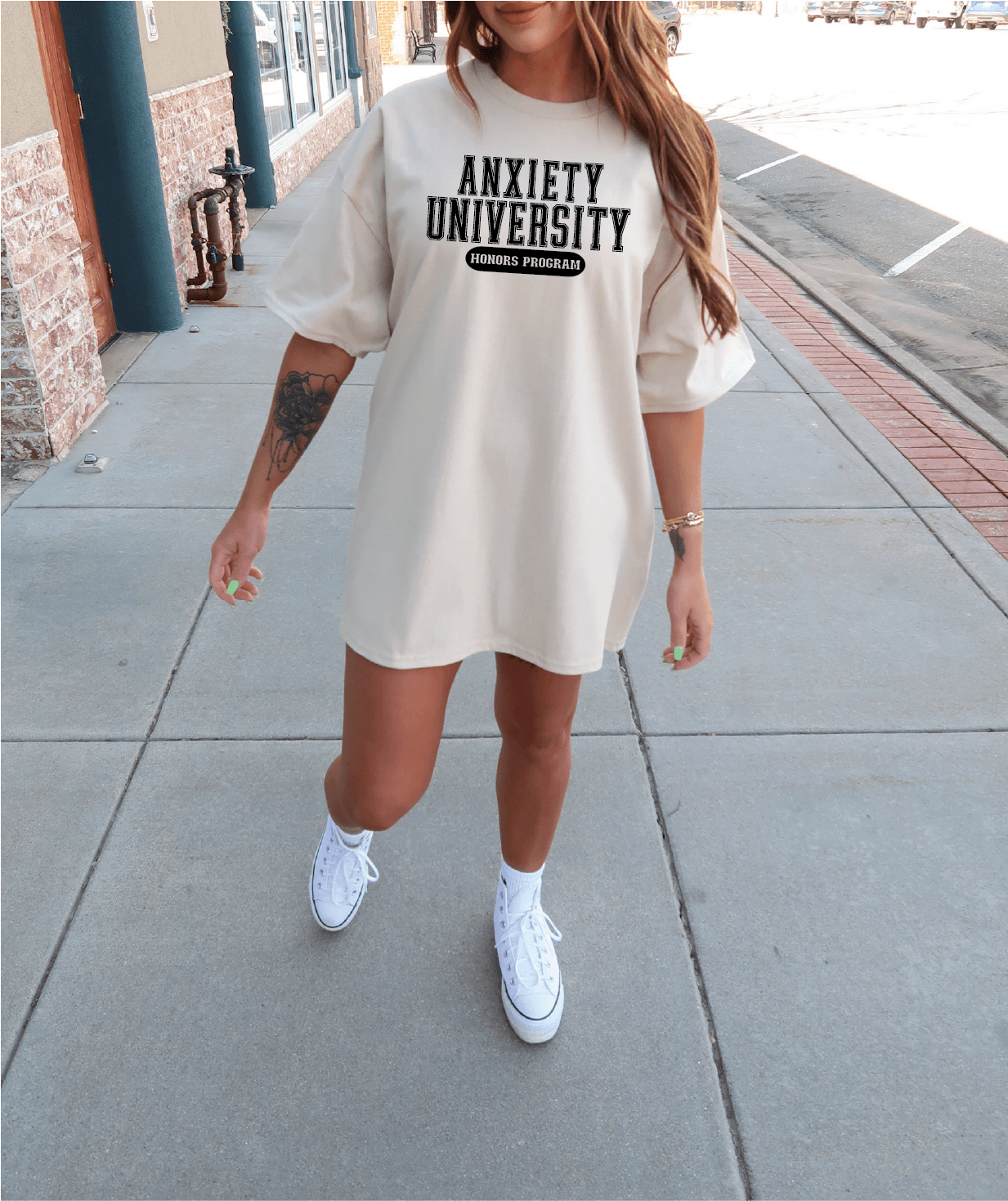 Anxiety University Unisex Screen Printed Tee