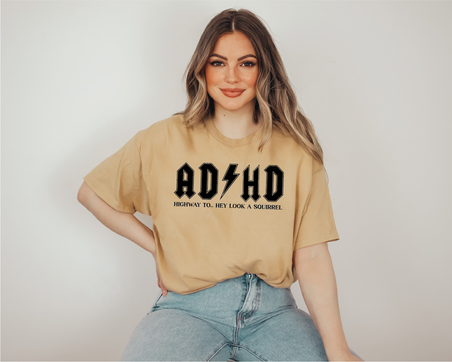 ADHD Unisex Screen Printed Tee