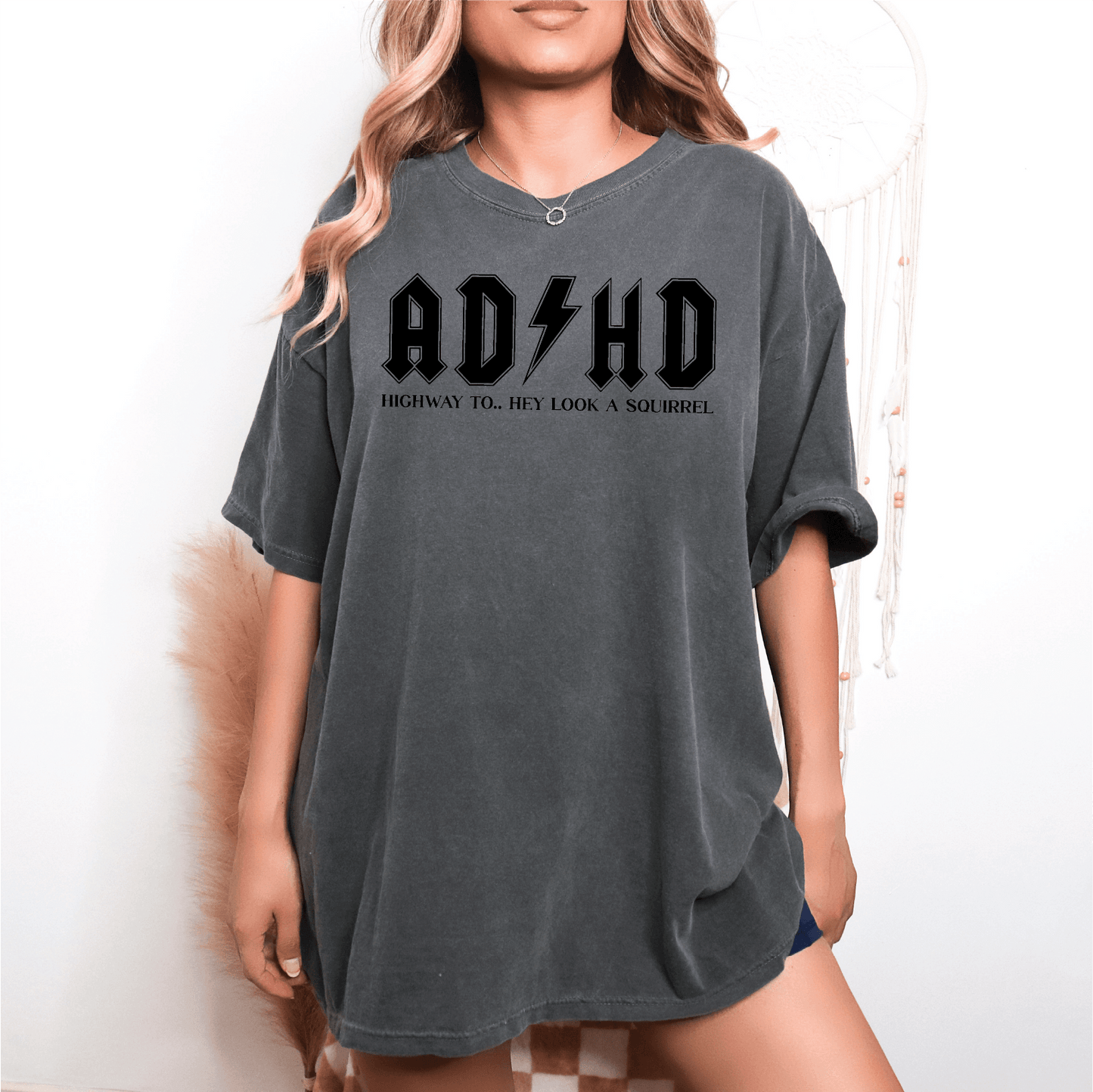 ADHD Unisex Screen Printed Tee