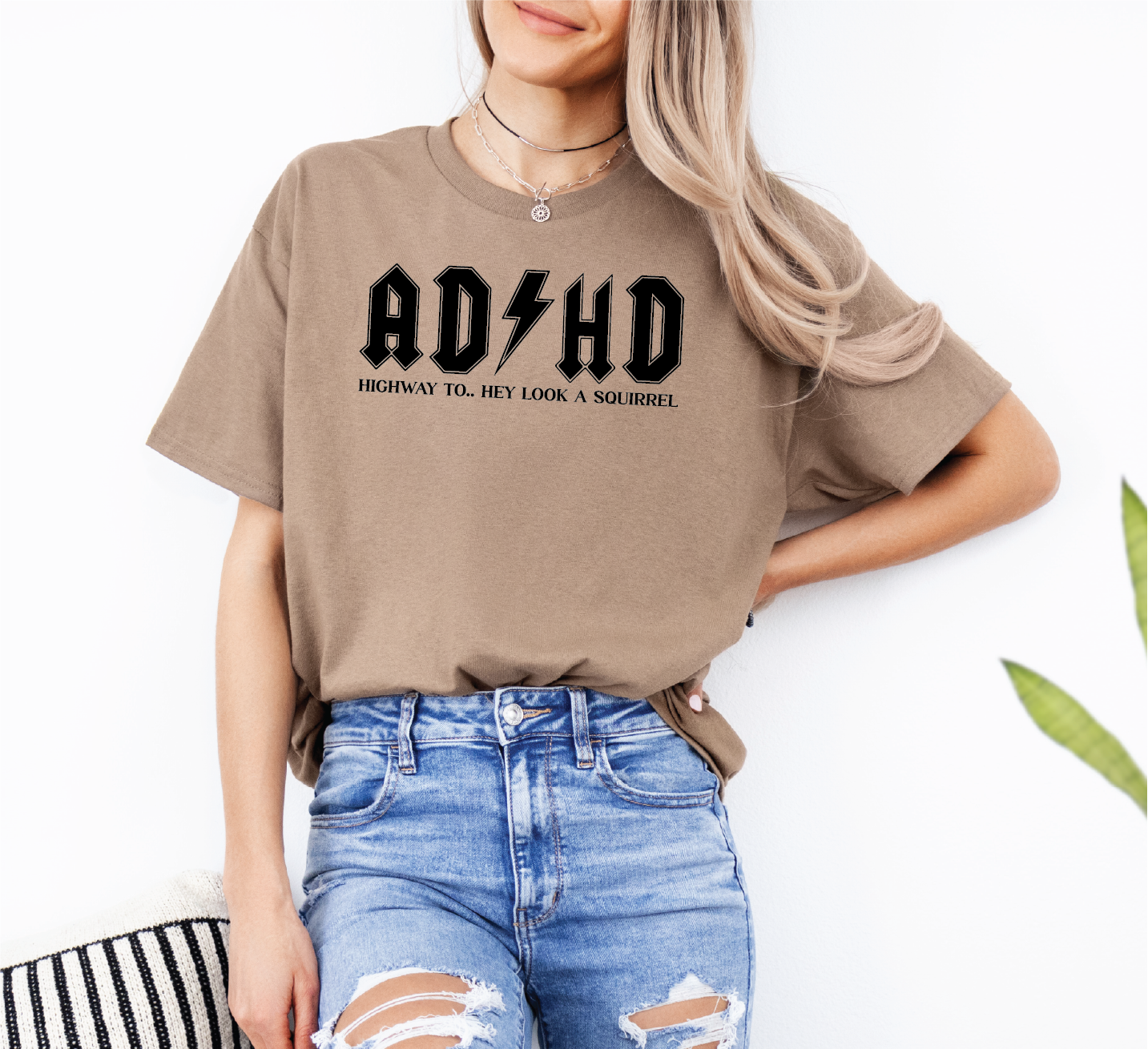 ADHD Unisex Screen Printed Tee