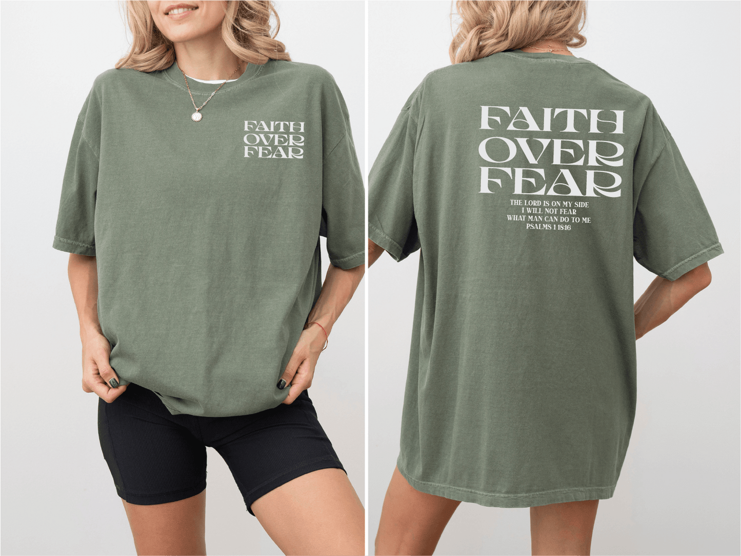 Faith Over Fear Screen Printed Unisex Tee