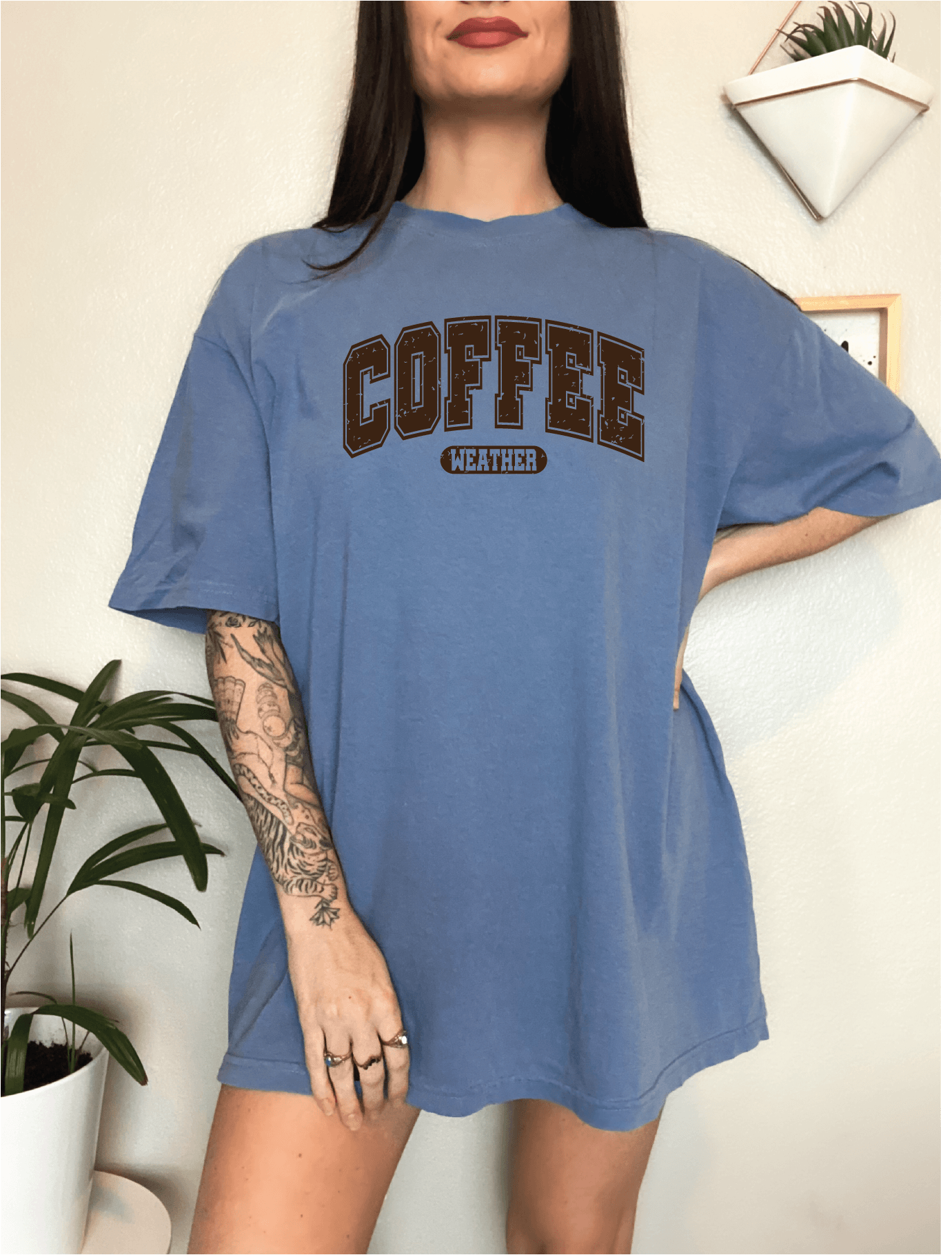 Coffee Weather Unisex Screen Printed Tee