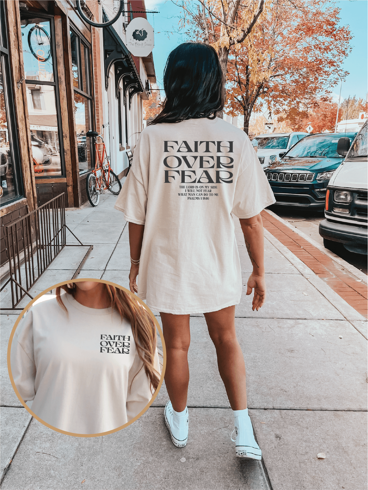 Faith Over Fear Screen Printed Unisex Tee