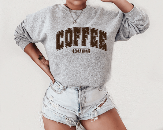 Coffee Weather Unisex Screen Printed Tee