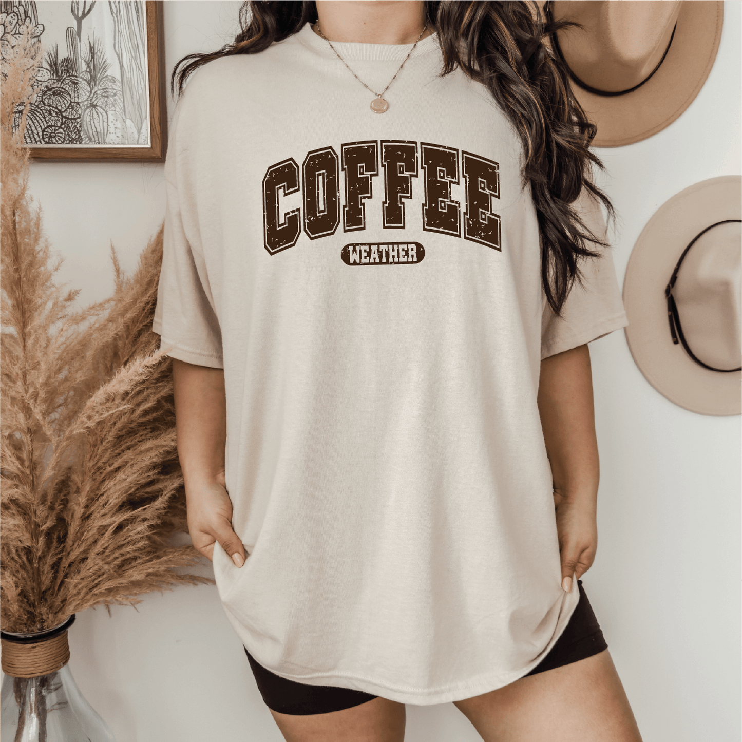 Coffee Weather Unisex Screen Printed Tee