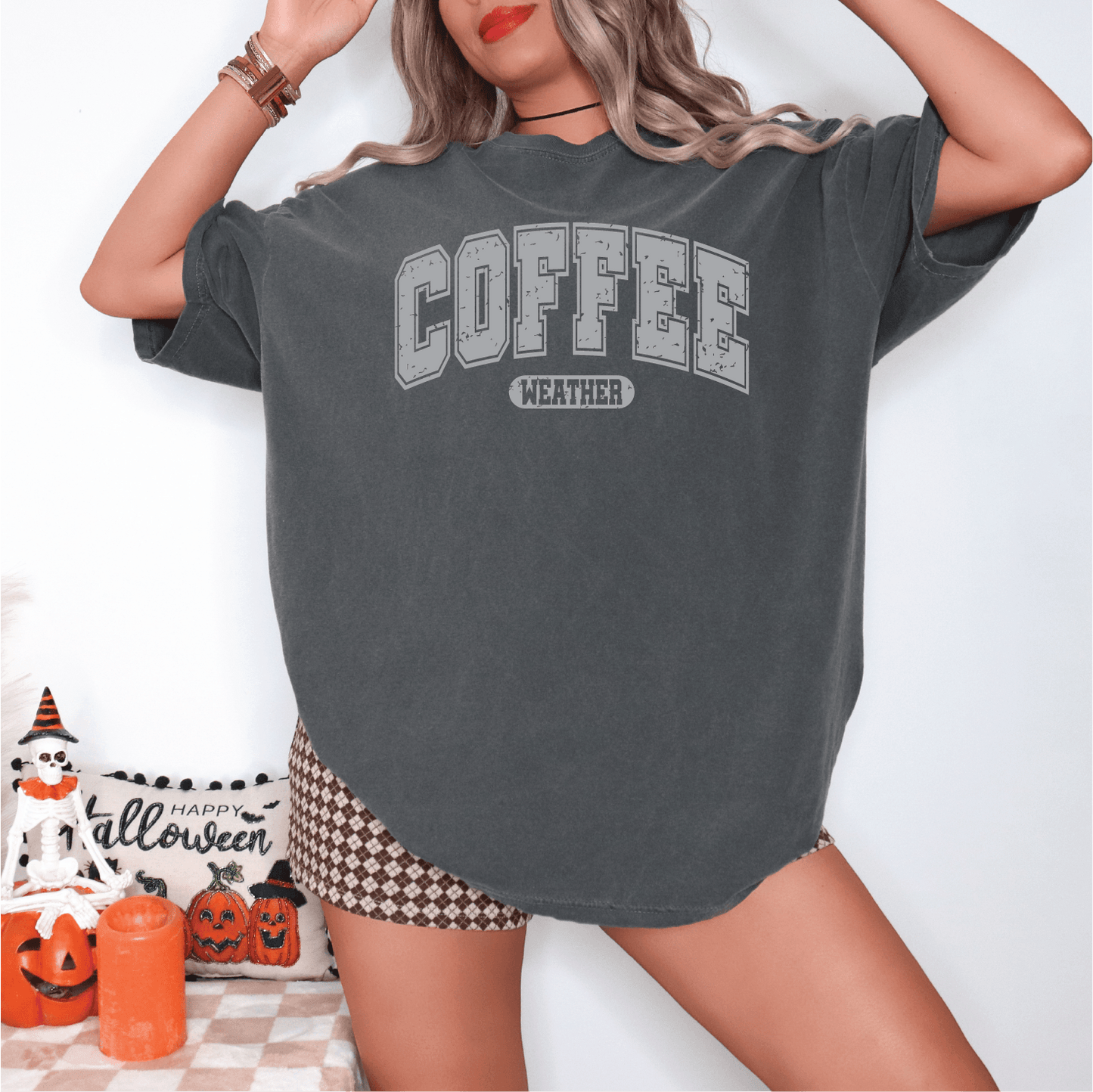 Coffee Weather Unisex Screen Printed Tee