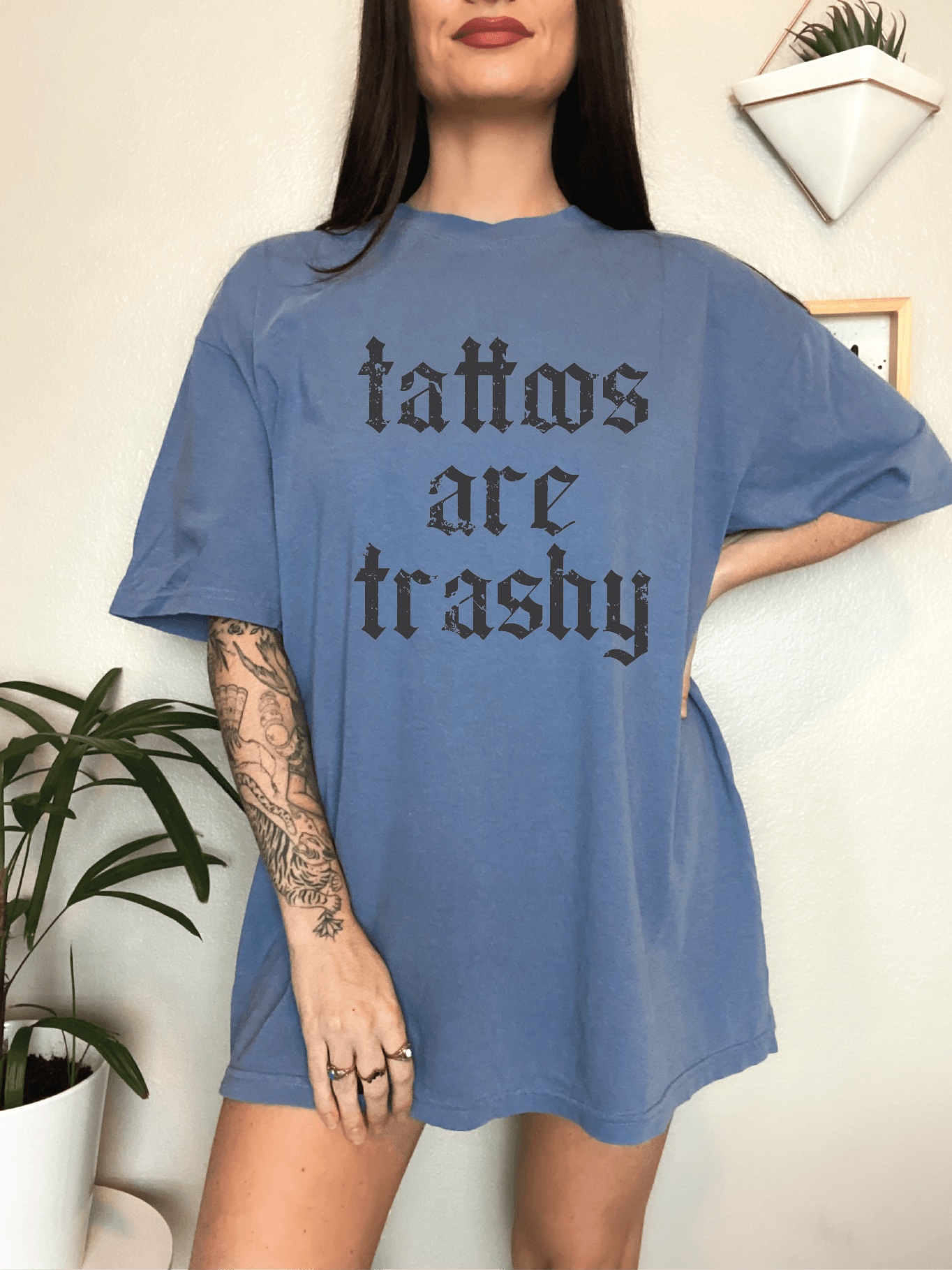 Tattoos are Trashy Unisex Screen Printed Tee