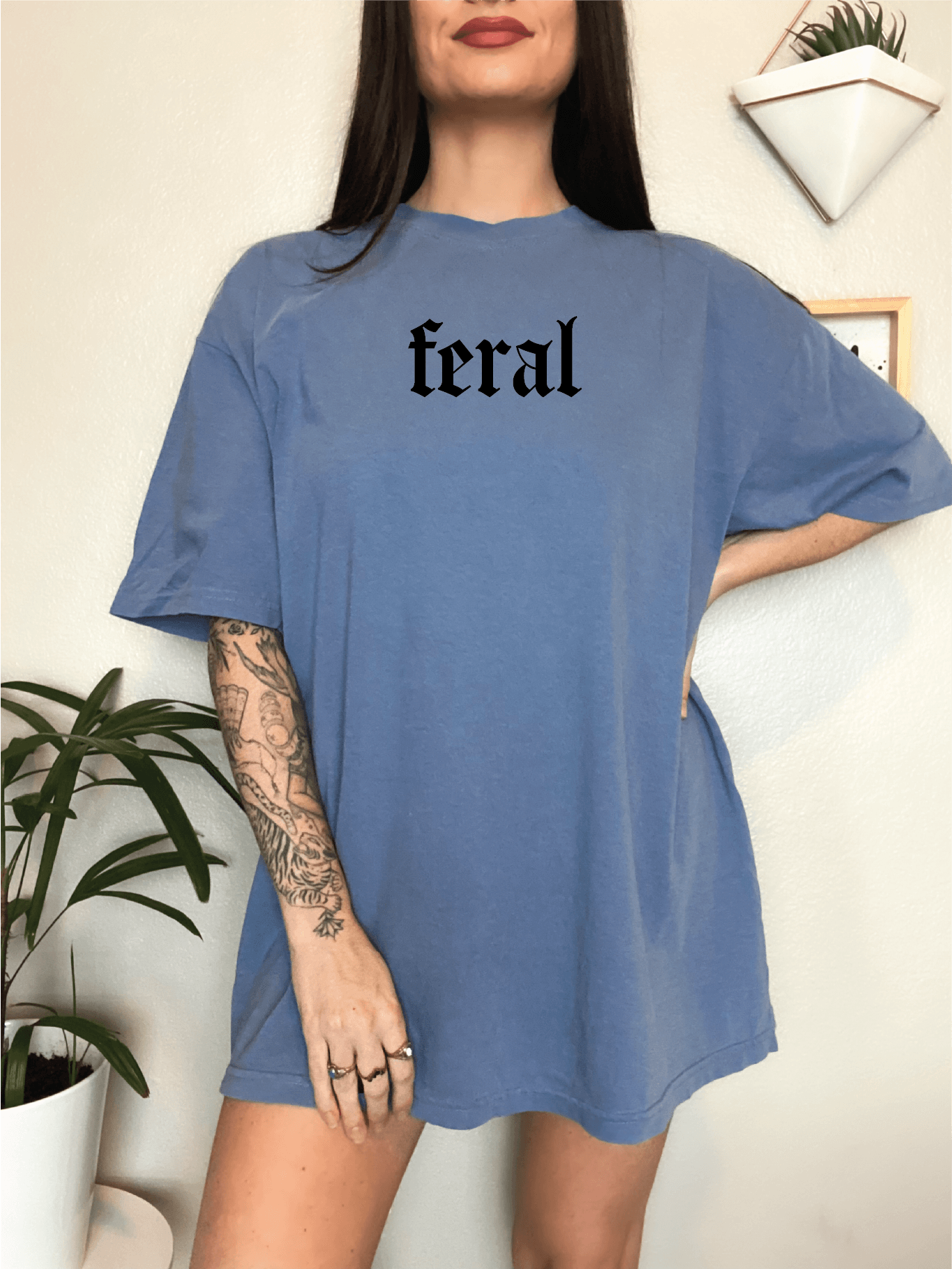 Feral Screen Printed Unisex Shirt