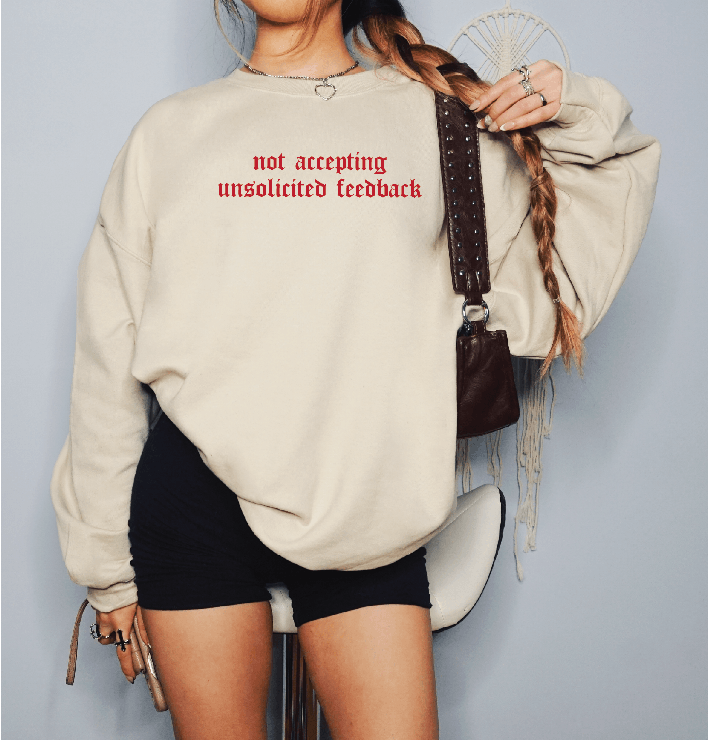 Not Accepting Unsolicited Feedback T-Shirt Screen Printed Unisex Shirt