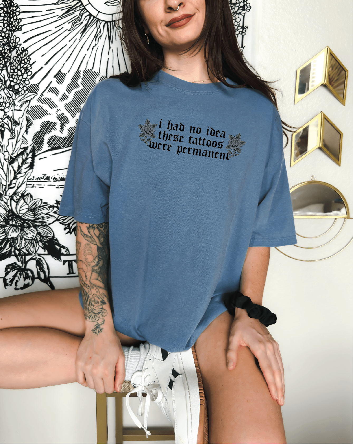 I Had No Idea These Tattoos Were Permanent Screen Printed Unisex Shirt