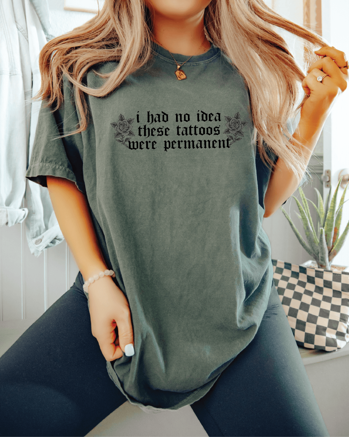 I Had No Idea These Tattoos Were Permanent Screen Printed Unisex Shirt