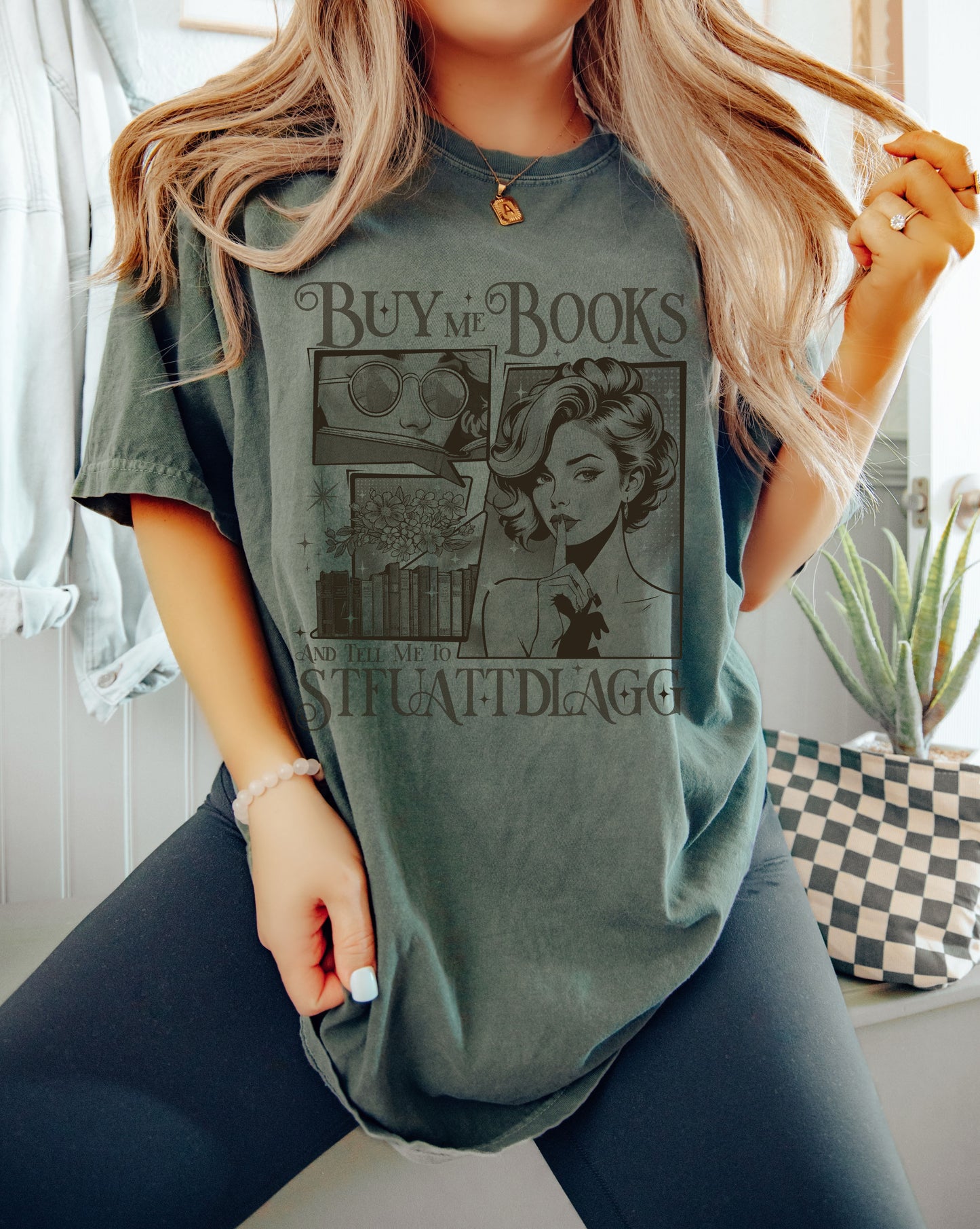 Buy Me Books Unisex Screen Printed Tee