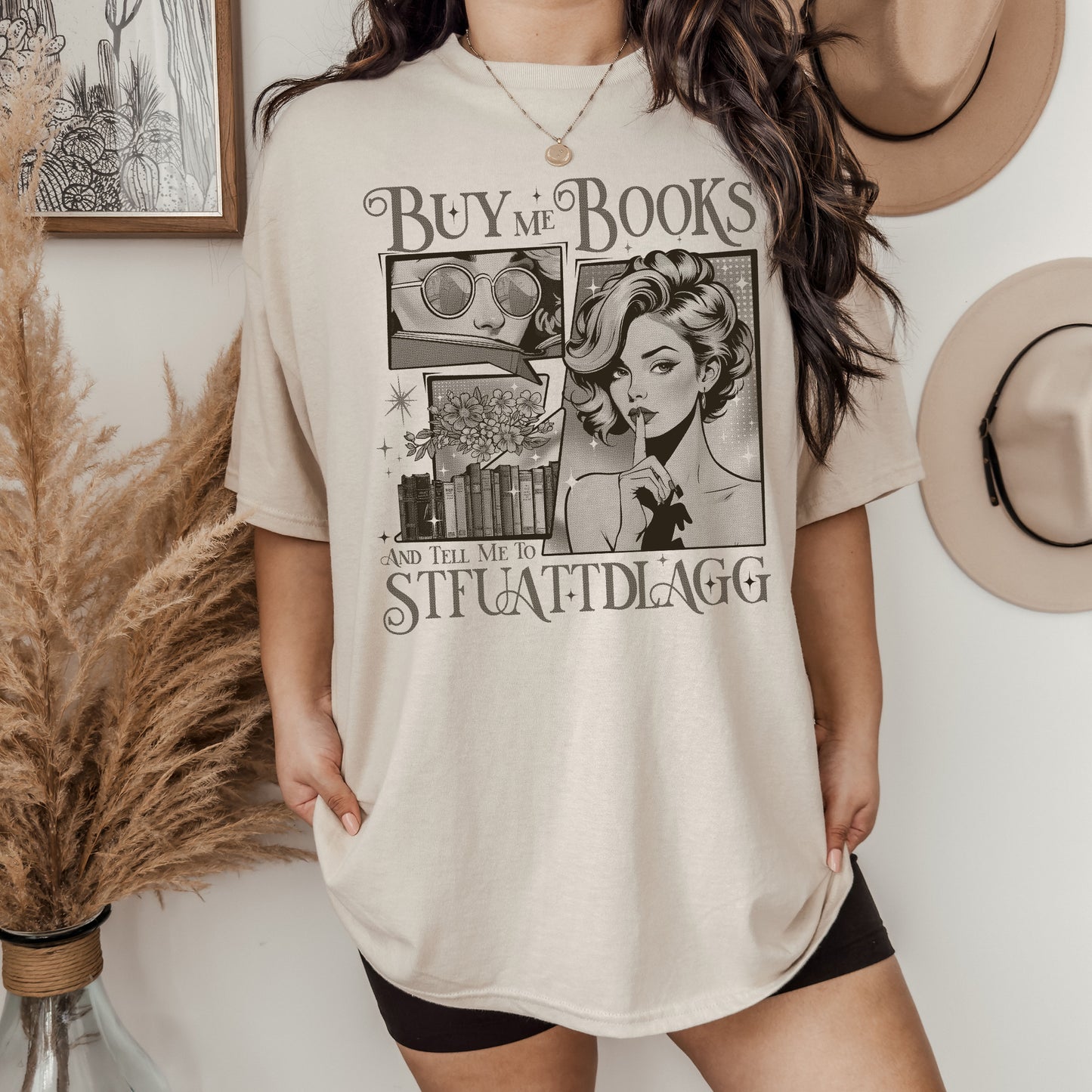 Buy Me Books Unisex Screen Printed Tee