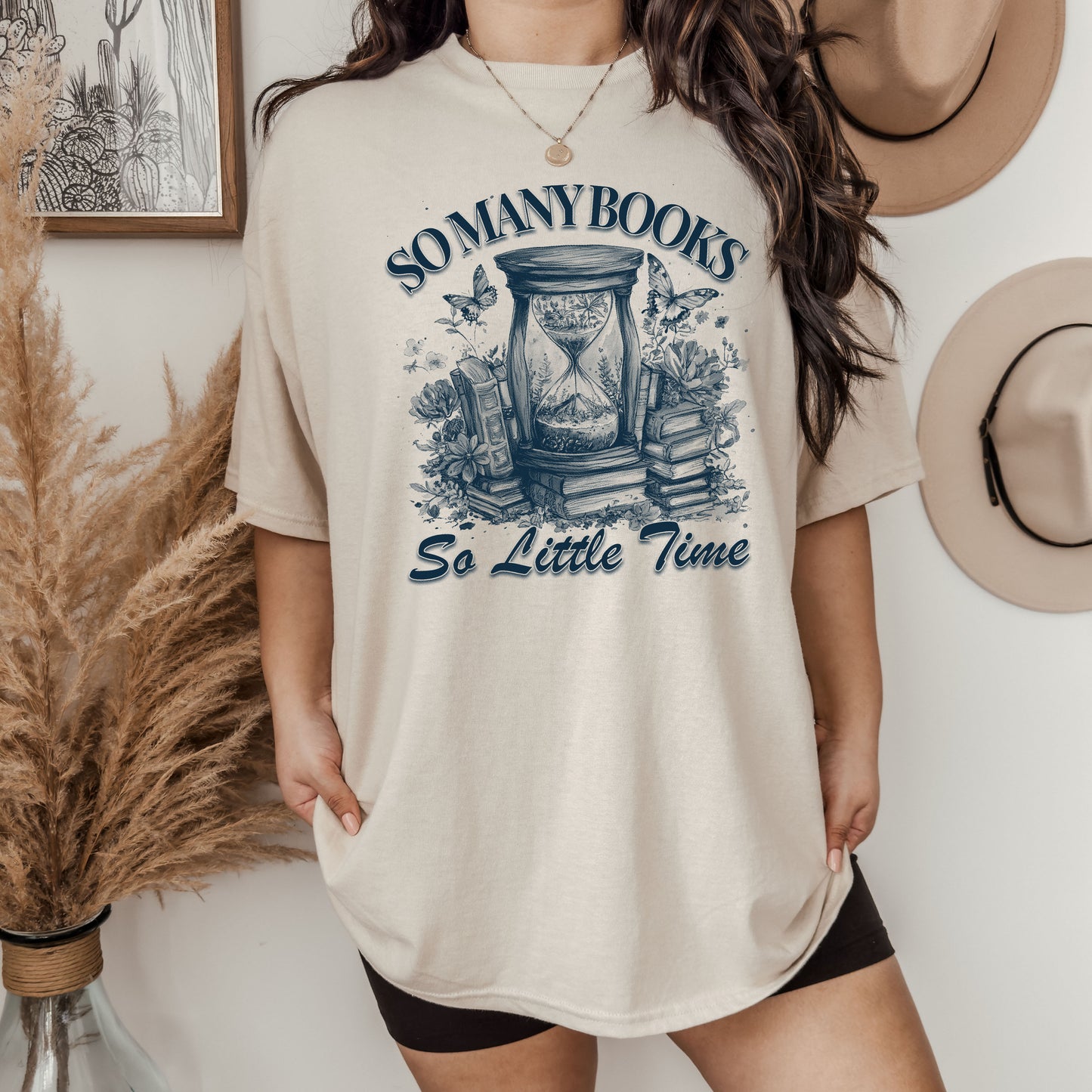 So Many Books, So Little Time, Bookish Tee, Bookworm Screen Printed Unisex Shirt